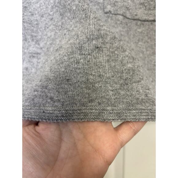 Soft Surroundings Angora Blend Gray Tunic Mini Sweater Dress Size Small Cozy - Picture 5 of 6